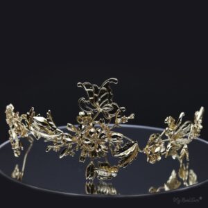 Queen Sojourner-vintage inspired gold headpiece - My Roial Ears LTD