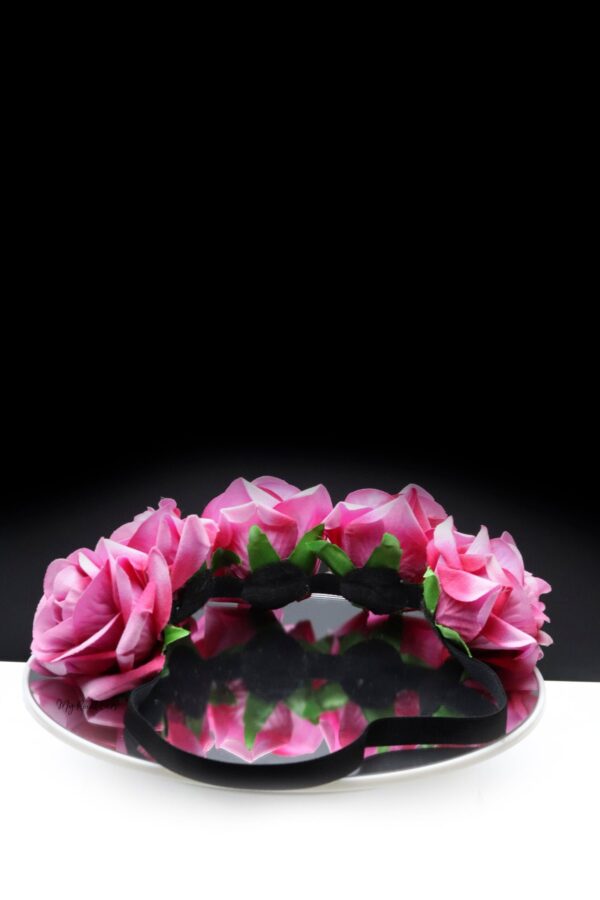 Queen Donna Purple- rose flower headband - My Roial Ears LTD