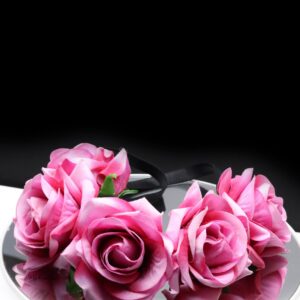 Queen Donna Purple- rose flower headband - My Roial Ears LTD