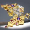 Queen Harriet-Baroque Cross Tiara and Earring Set - My Roial Ears LTD
