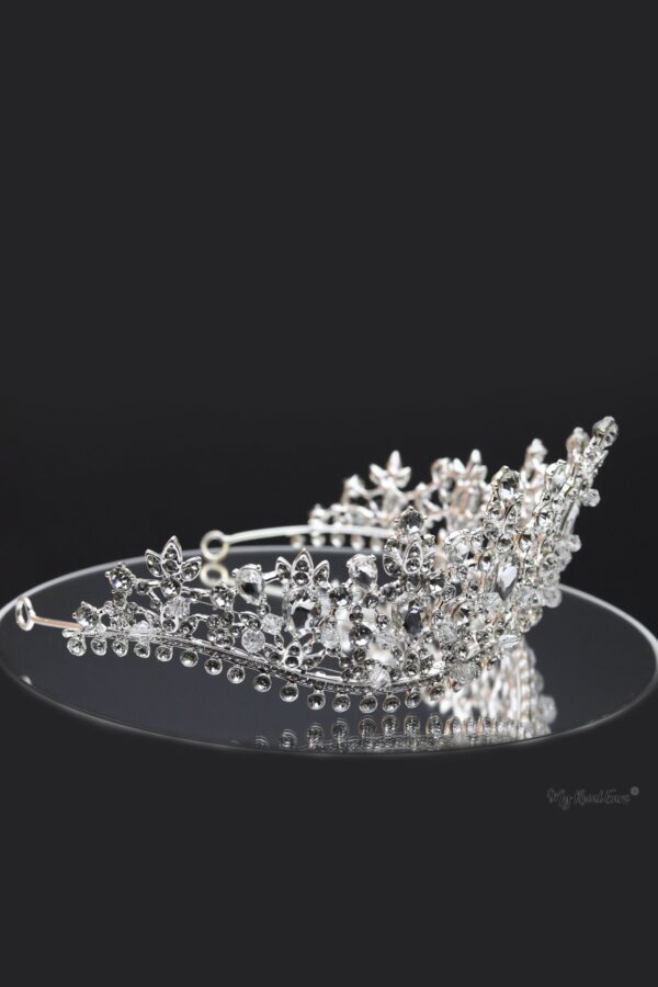 Queen Katharine-rhinestone crystal tiara - My Roial Ears LTD