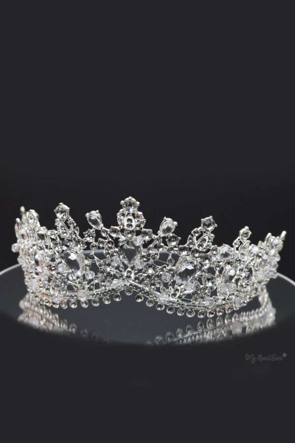 Queen Katharine-rhinestone crystal tiara - My Roial Ears LTD