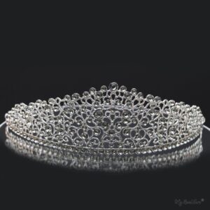 Queen Vicky- silver crystal tiara - My Roial Ears LTD