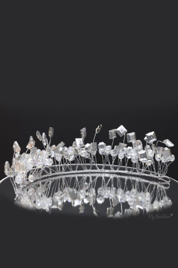 Queen Dorothy- handmade crystal beaded Tiara - My Roial Ears LTD