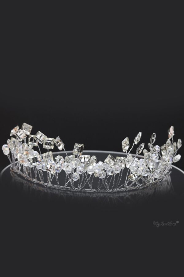 Queen Dorothy- handmade crystal beaded Tiara - My Roial Ears LTD