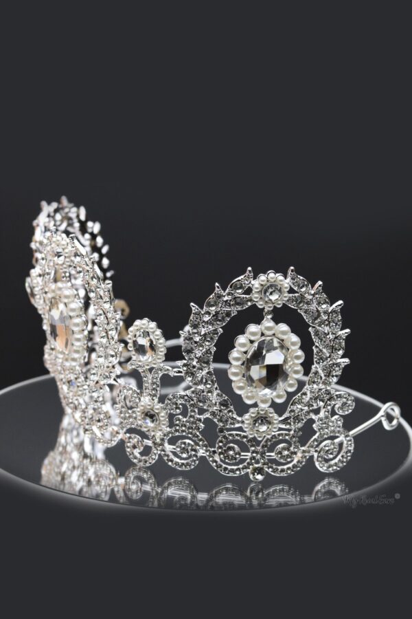 Queen Parks Silver- crown and earring set - My Roial Ears LTD