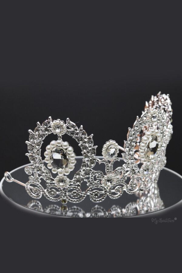 Queen Parks Silver- crown and earring set - My Roial Ears LTD