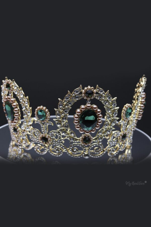 Queen Parks Silver- crown and earring set - My Roial Ears LTD