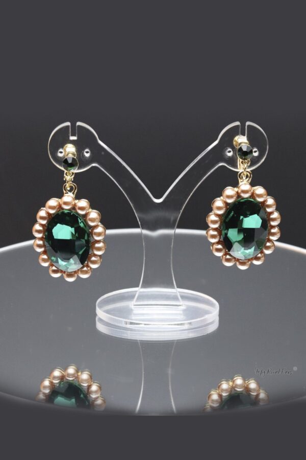 Queen Parks Green - crown and earring set - My Roial Ears LTD