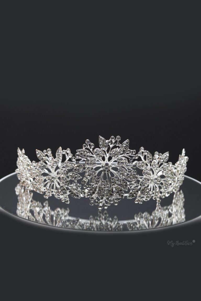 Queen Billie- delightful floral tiara headband - My Roial Ears LTD