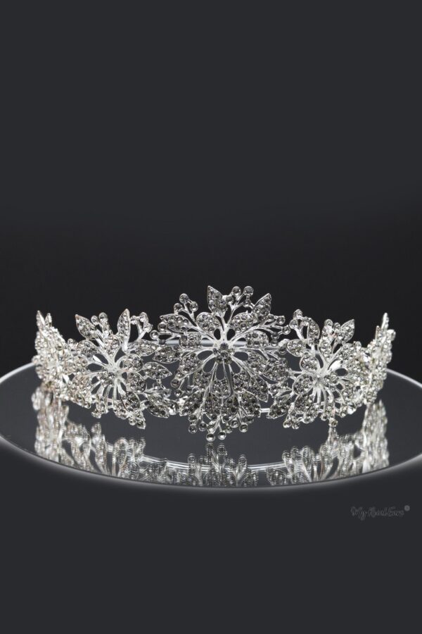 Queen Billie- delightful floral tiara headband - My Roial Ears LTD