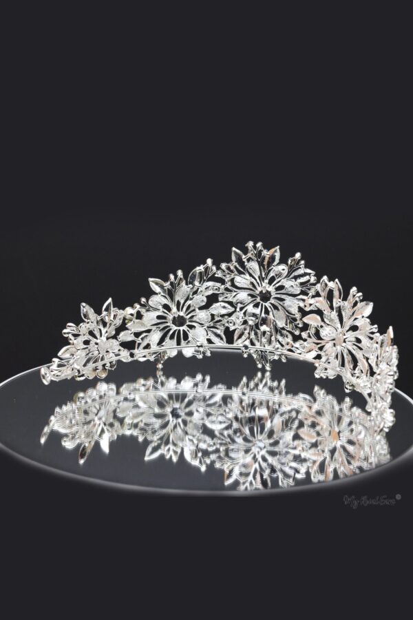 Queen Billie- delightful floral tiara headband - My Roial Ears LTD