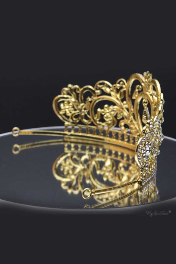 Queen Shirin- sophisticated dangling tiara - My Roial Ears LTD