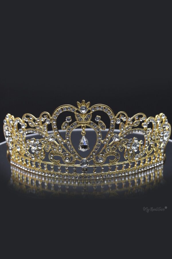 Queen Shirin- sophisticated dangling tiara - My Roial Ears LTD