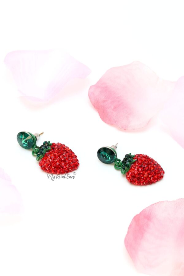 Amaryllis- Strawberry Shaped Earrings - Image 4