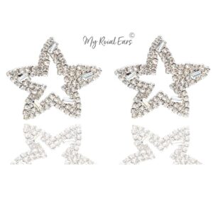 Bella H- statement star diva stud earrings