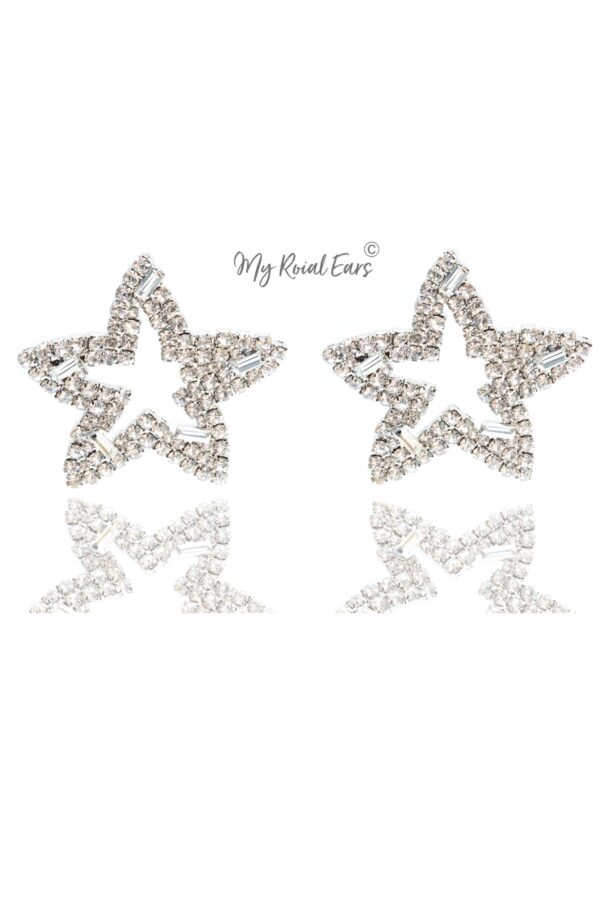 Bella H- statement star diva stud earrings