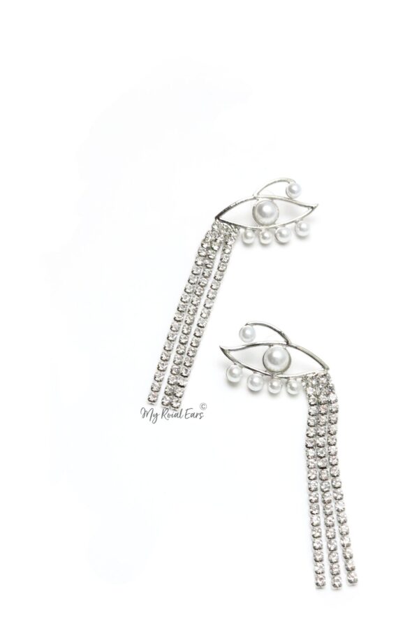 Noemie L- charming pearl ear cuff earrings - Image 2