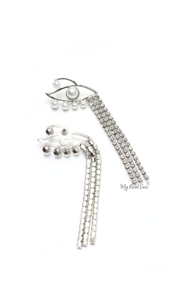 Noemie L- charming pearl ear cuff earrings - Image 3