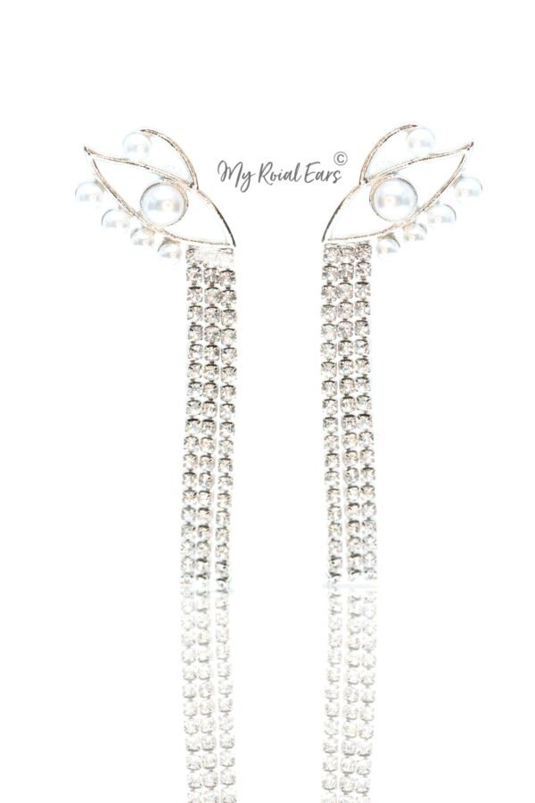 Noemie L- charming pearl ear cuff earrings