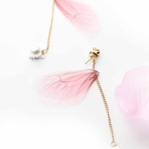 Sympetalous- Butterfly Wing Drop Earring