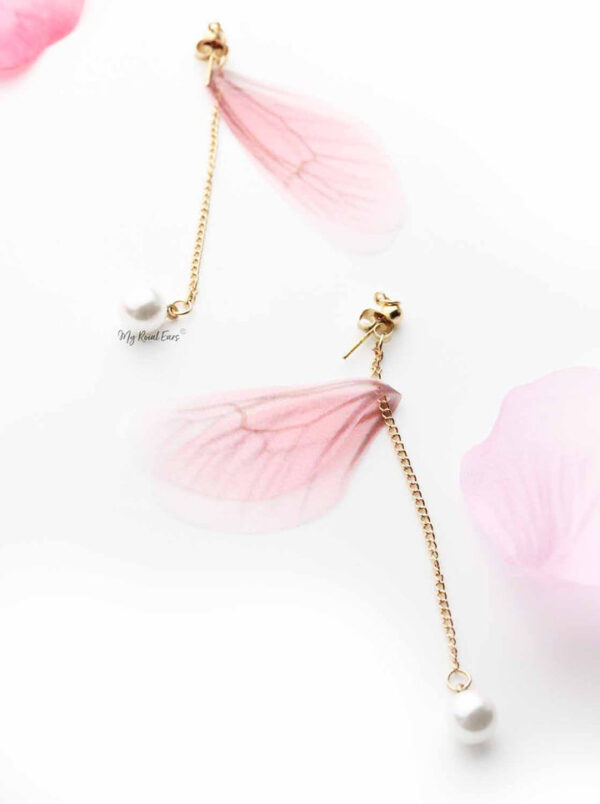 Sympetalous- Butterfly Wing Drop Earring