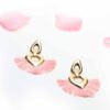 Cosmos-cute cream tassel earrings - My Roial Ears LTD