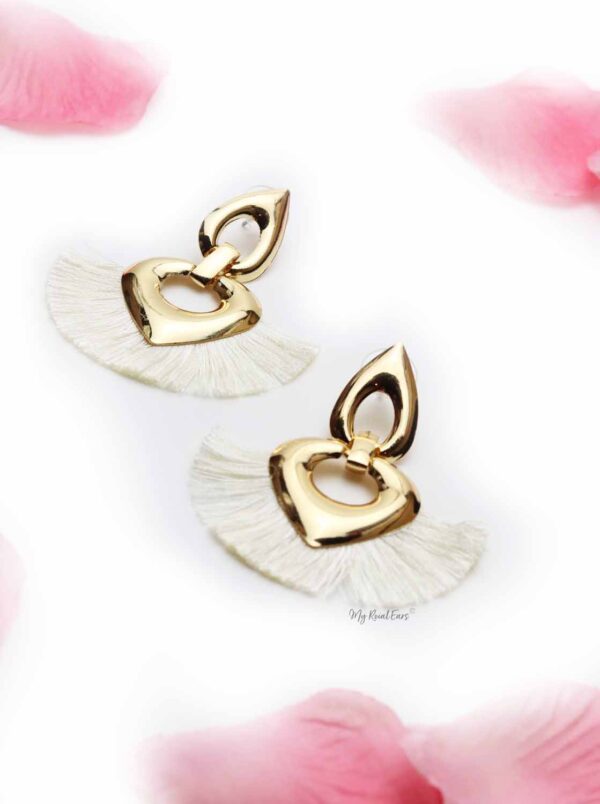 Cosmos-cute pink tassel earrings - My Roial Ears LTD