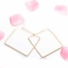 Blue Dawn- square shaped hoop earrings - My Roial Ears LTD