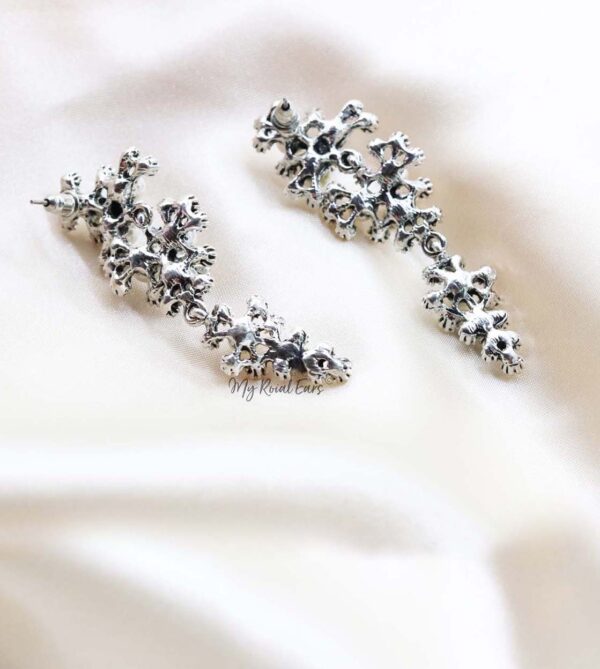 Q.MARY-delicate gold pearls inspired bridal earrings - My Roial Ears LTD