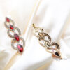 Q.Savannah-long crystal statement drop earrings - My Roial Ears LTD