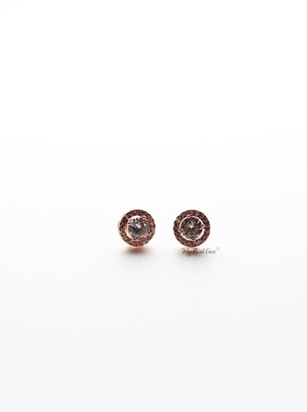 Beverly P- rose gold stud - My Roial Ears LTD