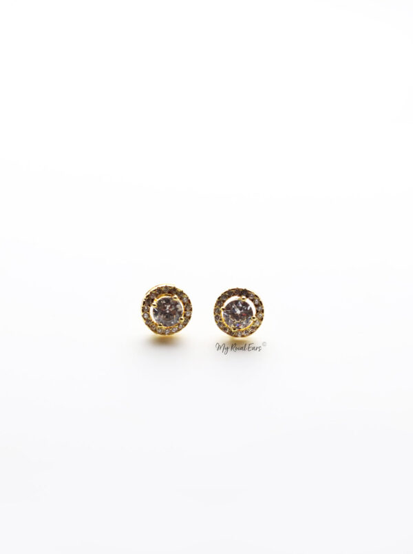 Beverly P- rose gold stud - My Roial Ears LTD