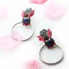Lotus Flower- bubble bee stud and hoop earrings - My Roial Ears LTD