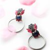Lotus Flower- bubble bee stud and hoop earrings - My Roial Ears LTD