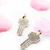Peach Blossom- key crystal earrings - My Roial Ears LTD