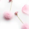 Daffodil- Fur Drop love Earrings - Image 4