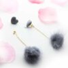 Daffodil- Fur Drop love Earrings - Image 2