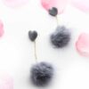 Daffodil- Fur Drop love Earrings - Image 3