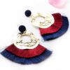 Lantana- Extravagant Tassel Hoop Earrings - My Roial Ears LTD