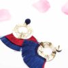 Lantana- Extravagant Tassel Hoop Earrings - My Roial Ears LTD
