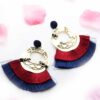 Lantana- Extravagant Tassel Hoop Earrings - My Roial Ears LTD