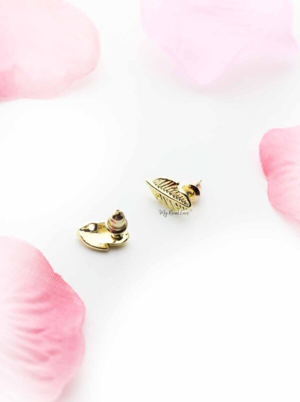 Axillary- leaf stud earrings - My Roial Ears LTD