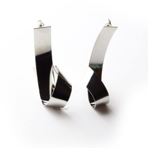 Despina Silver- impressive abstract gold earrings