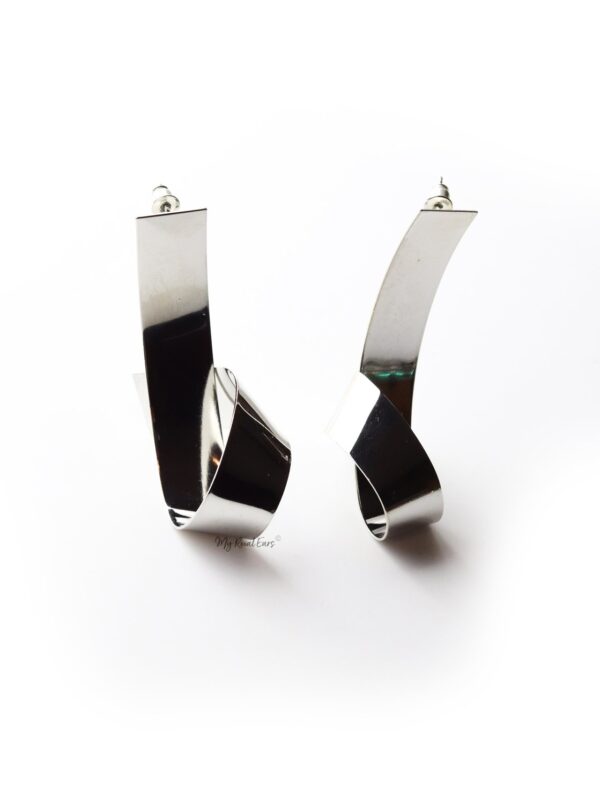 Despina Silver- impressive abstract gold earrings