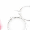Perennials- traditional silver hoop earrings - My Roial Ears LTD