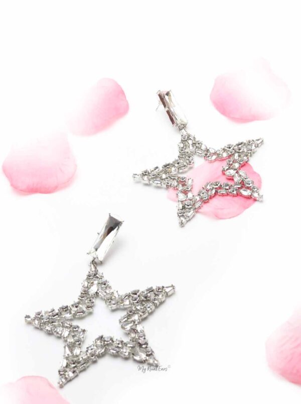 Jacaranda- statement star earrings - My Roial Ears LTD