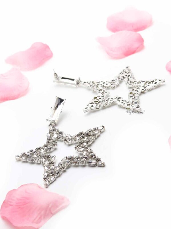 Jacaranda- statement star earrings - My Roial Ears LTD