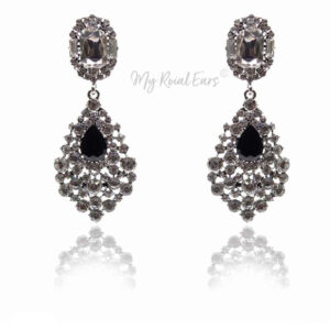 Q.JANE- luxury bridal baroque vintage statement earrings - My Roial Ears LTD