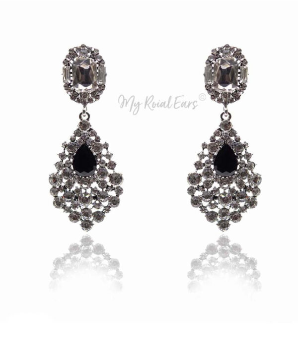 Q.JANE- luxury bridal baroque vintage statement earrings - My Roial Ears LTD